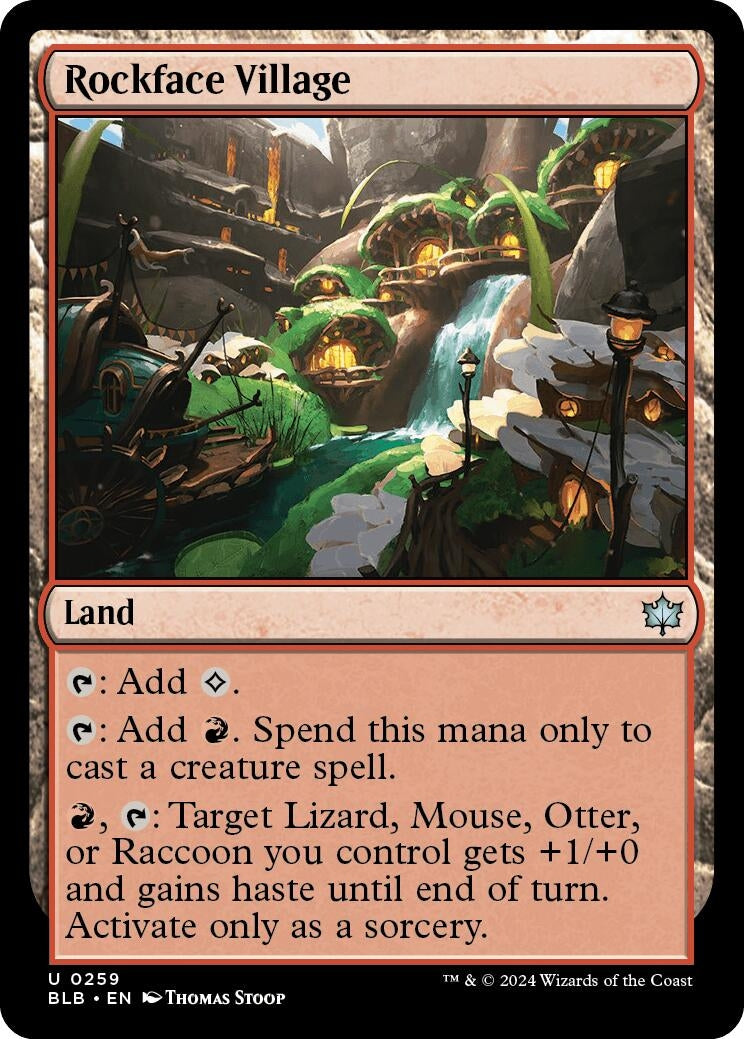 Image for Rockface Village (259) [Bloomburrow] - Magic: The Gathering