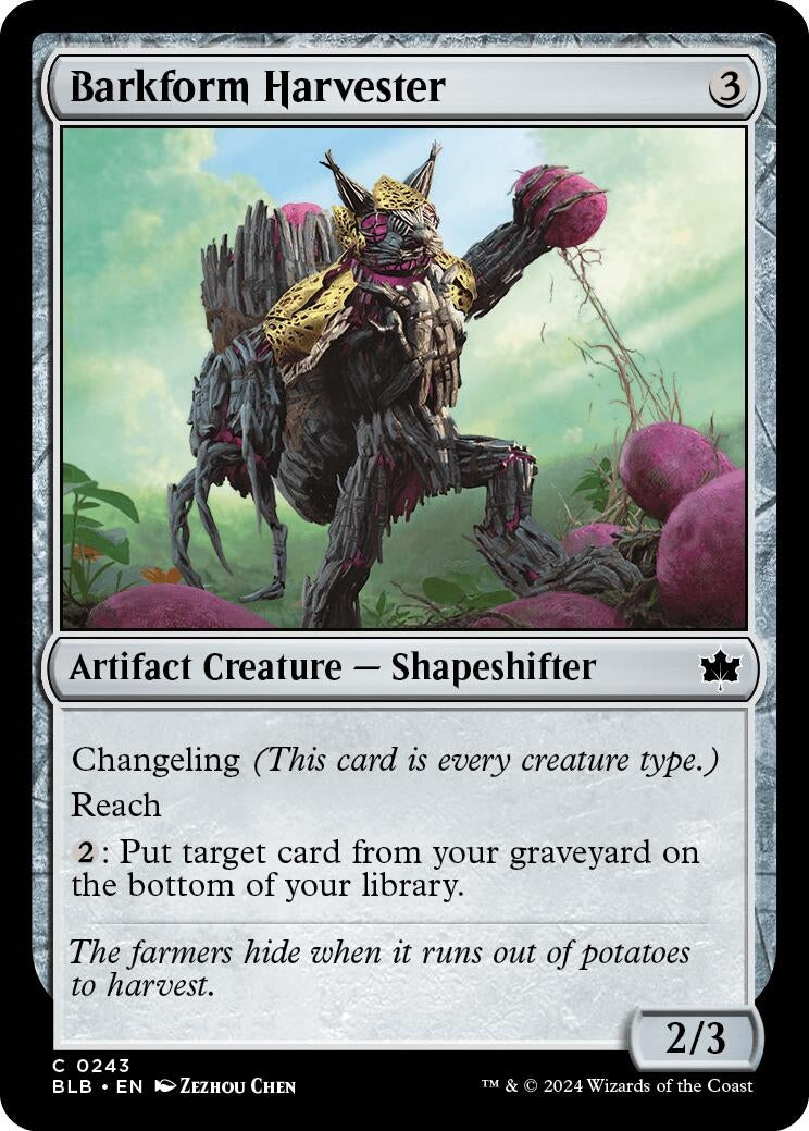 Image for Barkform Harvester (243) [Bloomburrow] - Magic: The Gathering