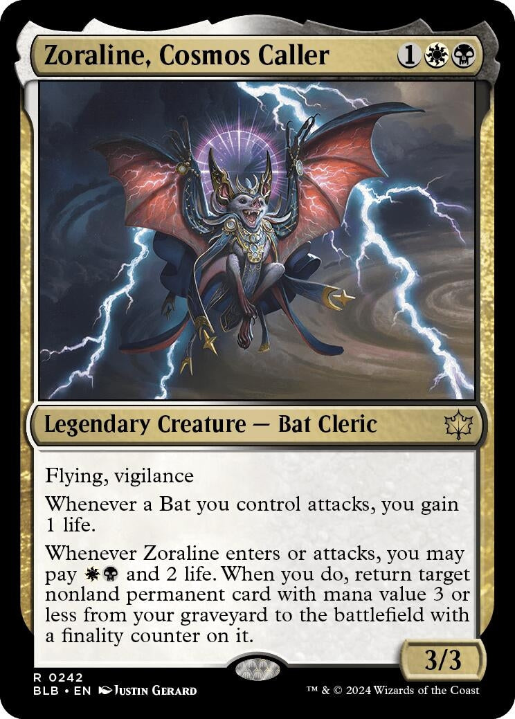 Image for Zoraline, Cosmos Caller (242) [Bloomburrow] - Magic: The Gathering