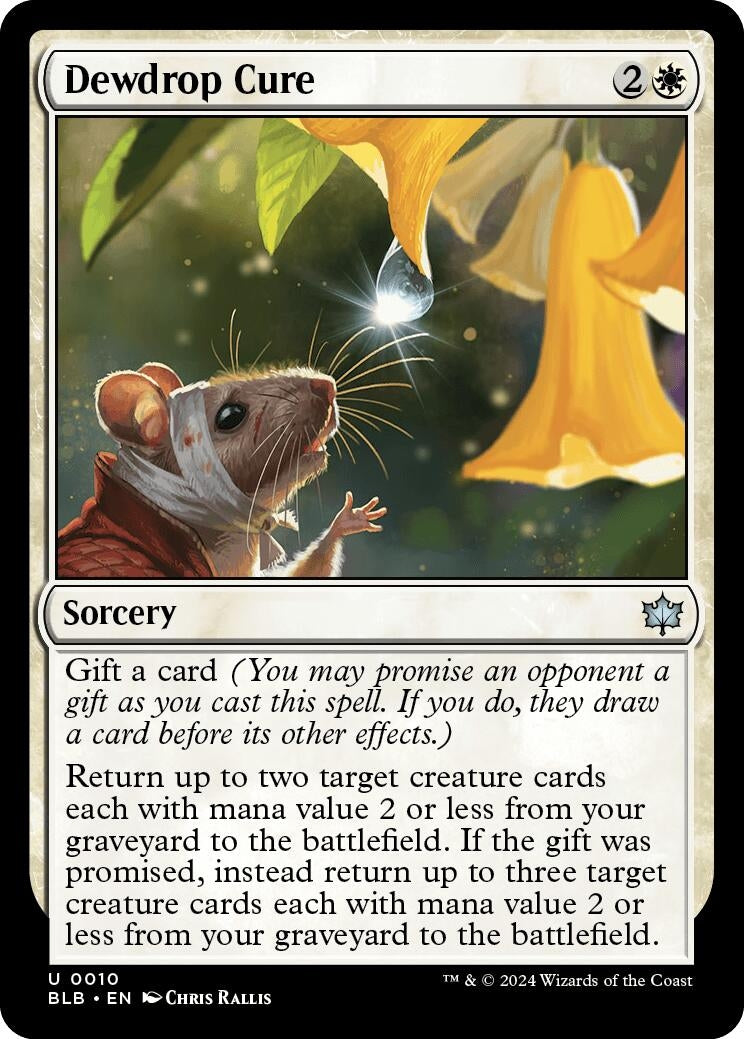 Image for Dewdrop Cure (10) [Bloomburrow] - Magic: The Gathering