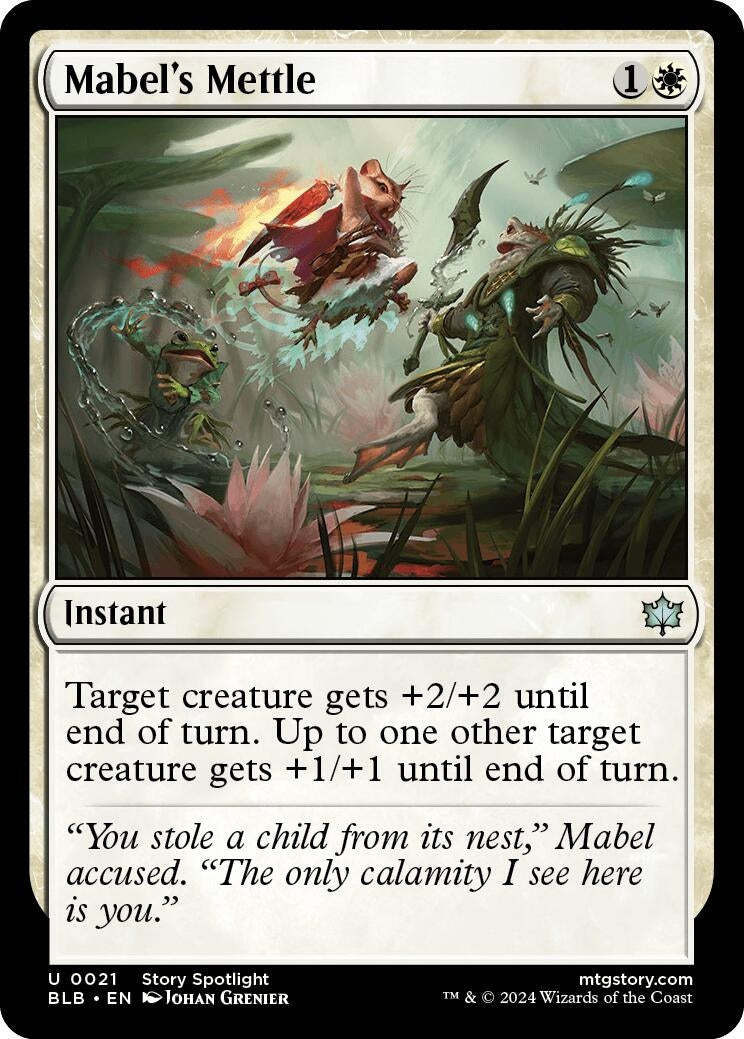 Image for Mabel's Mettle (21) [Bloomburrow] - Magic: The Gathering