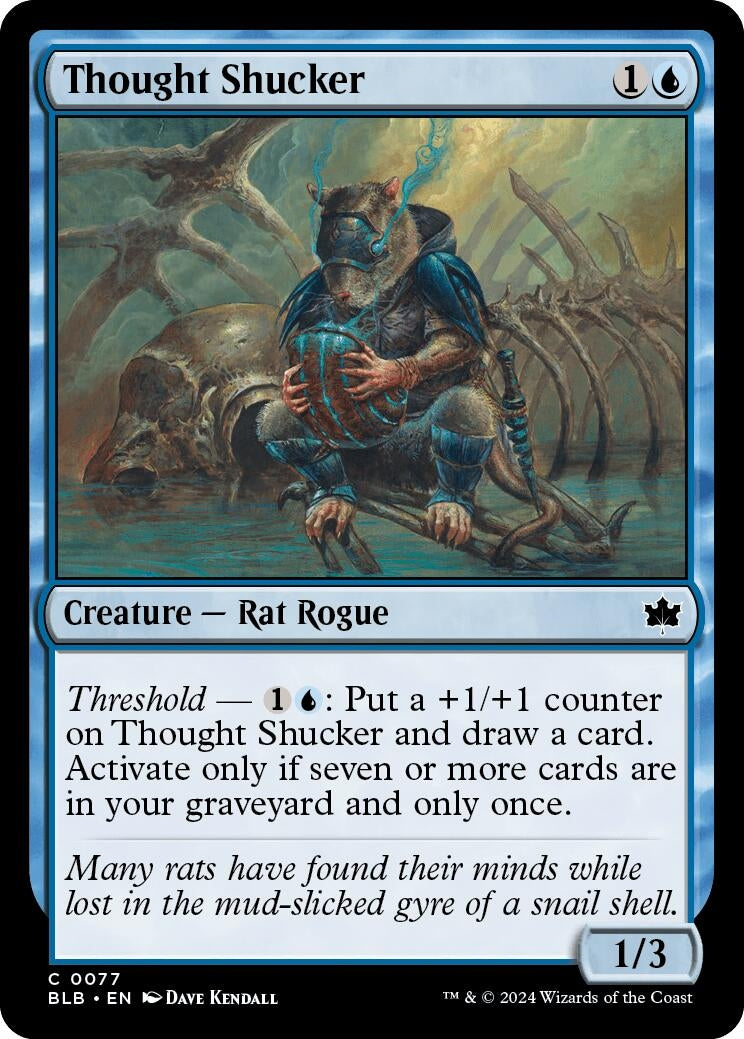 Image for Thought Shucker (77) [Bloomburrow] - Magic: The Gathering