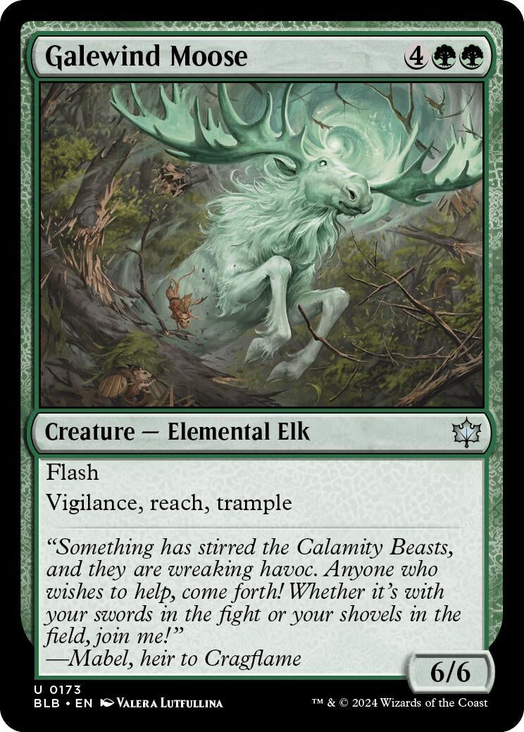Image for Galewind Moose (173) [Bloomburrow] - Magic: The Gathering