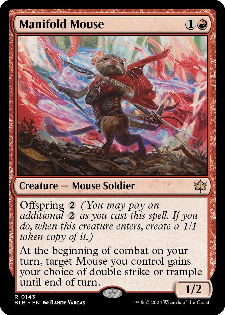 Image for Manifold Mouse (143) [Bloomburrow] - Magic: The Gathering