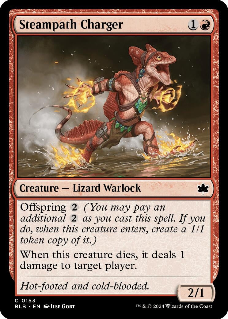 Image for Steampath Charger (153) [Bloomburrow] - Magic: The Gathering