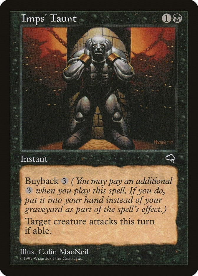 Image for Imps' Taunt (138) [Tempest] - Magic: The Gathering