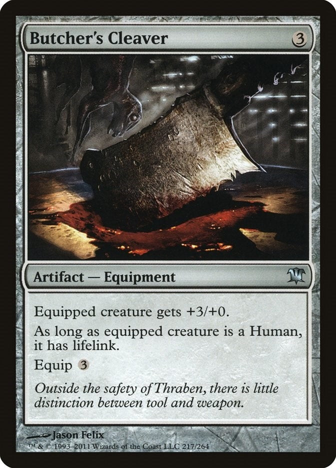 Image for Butcher's Cleaver (217) [Innistrad] - Magic: The Gathering