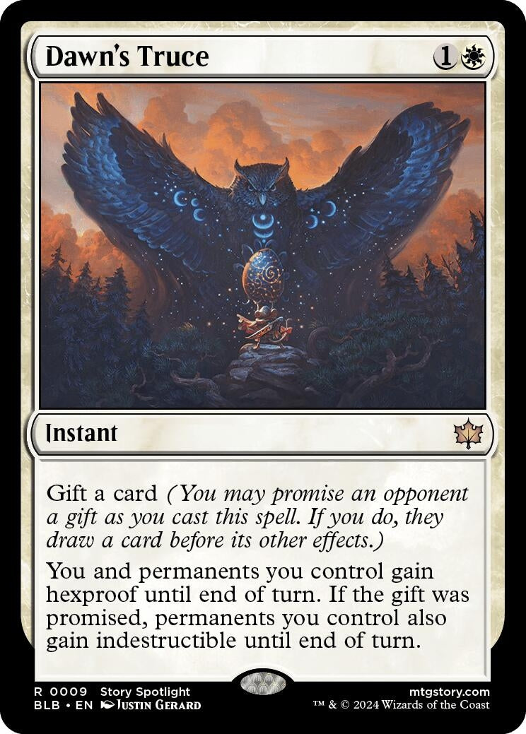 Image for Dawn's Truce (9) [Bloomburrow] - Magic: The Gathering