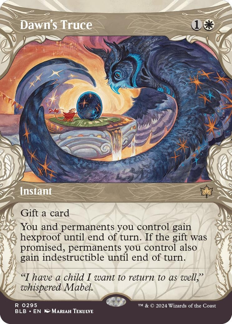 Image for Dawn's Truce (Showcase) (295) [Bloomburrow] - Magic: The Gathering