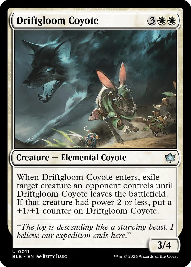 Image for Driftgloom Coyote (11) [Bloomburrow] - Magic: The Gathering