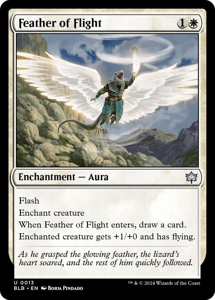 Image for Feather of Flight (13) [Bloomburrow] - Magic: The Gathering