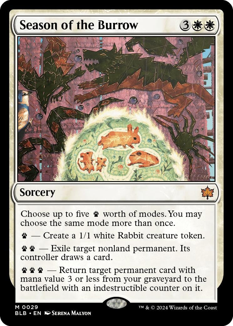 Image for Season of the Burrow (29) [Bloomburrow] - Magic: The Gathering
