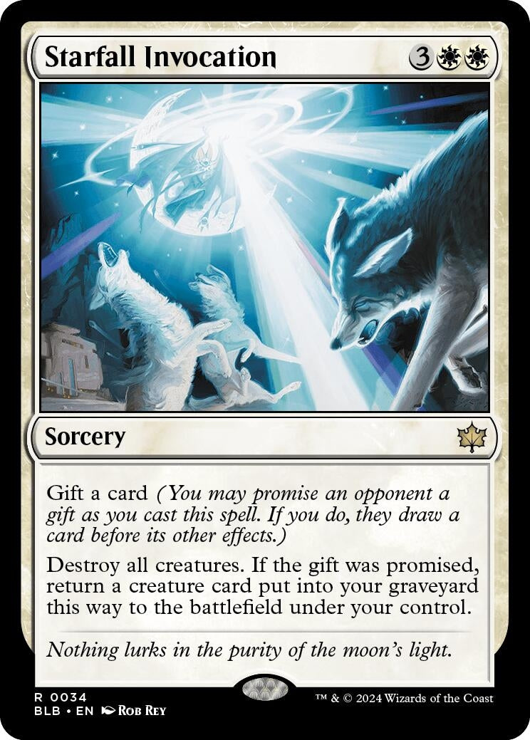 Image for Starfall Invocation (34) [Bloomburrow] - Magic: The Gathering