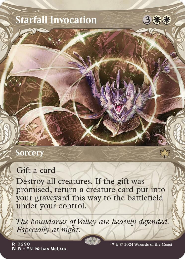 Image for Starfall Invocation (Showcase) (298) [Bloomburrow] - Magic: The Gathering