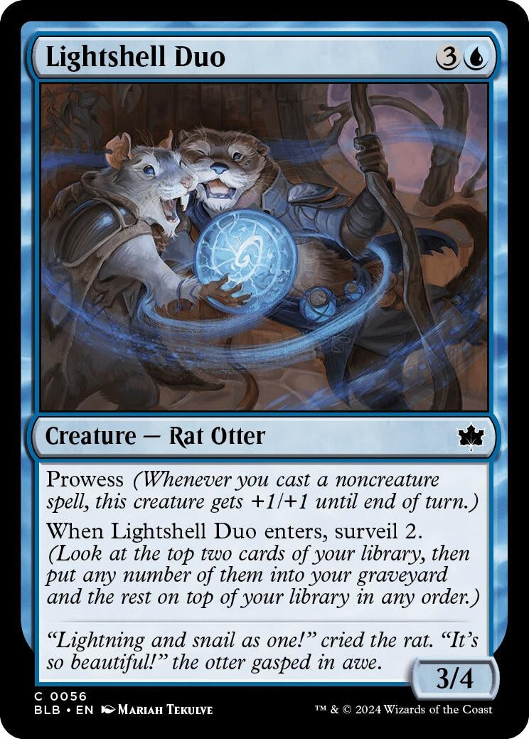 Image for Lightshell Duo (56) [Bloomburrow] - Magic: The Gathering