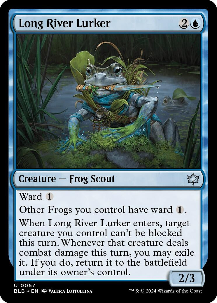 Image for Long River Lurker (57) [Bloomburrow] - Magic: The Gathering