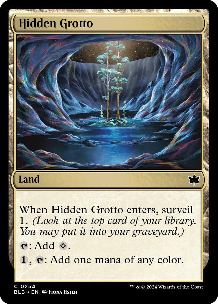Image for Hidden Grotto (254) [Bloomburrow] - Magic: The Gathering