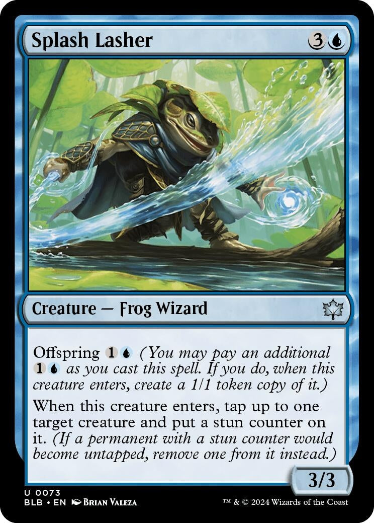 Image for Splash Lasher (73) [Bloomburrow] - Magic: The Gathering