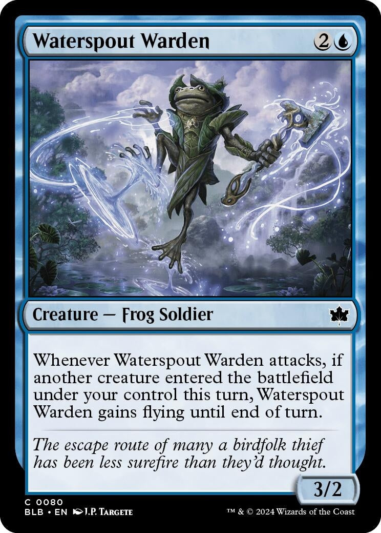 Image for Waterspout Warden (80) [Bloomburrow] - Magic: The Gathering