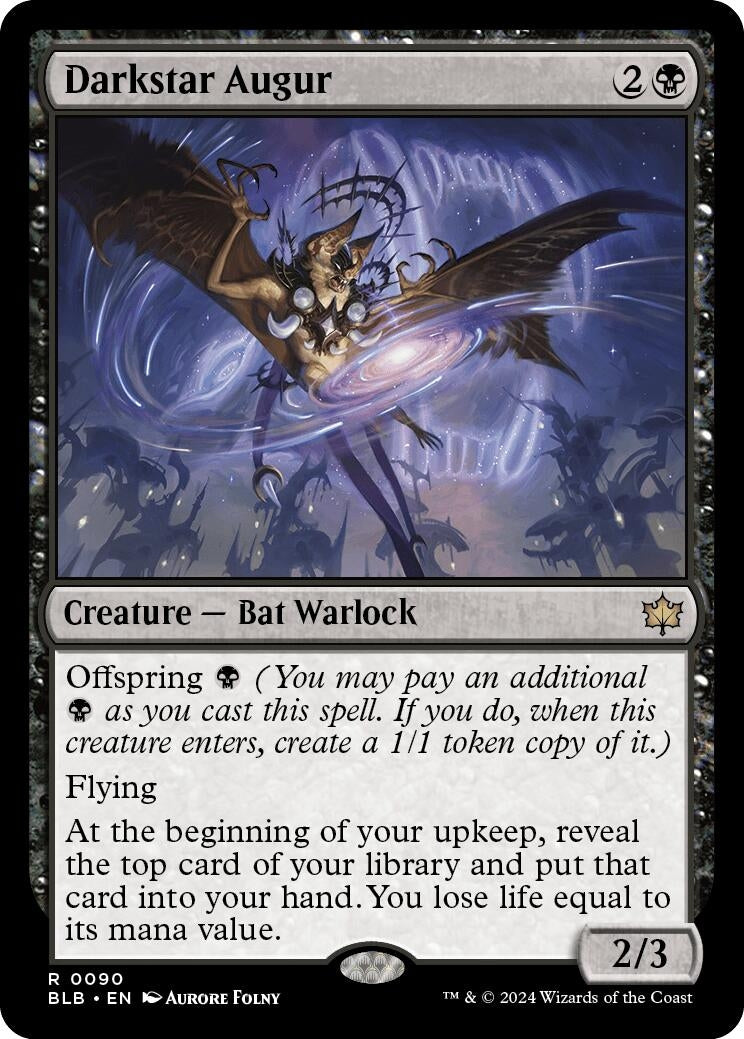 Image for Darkstar Augur (90) [Bloomburrow] - Magic: The Gathering