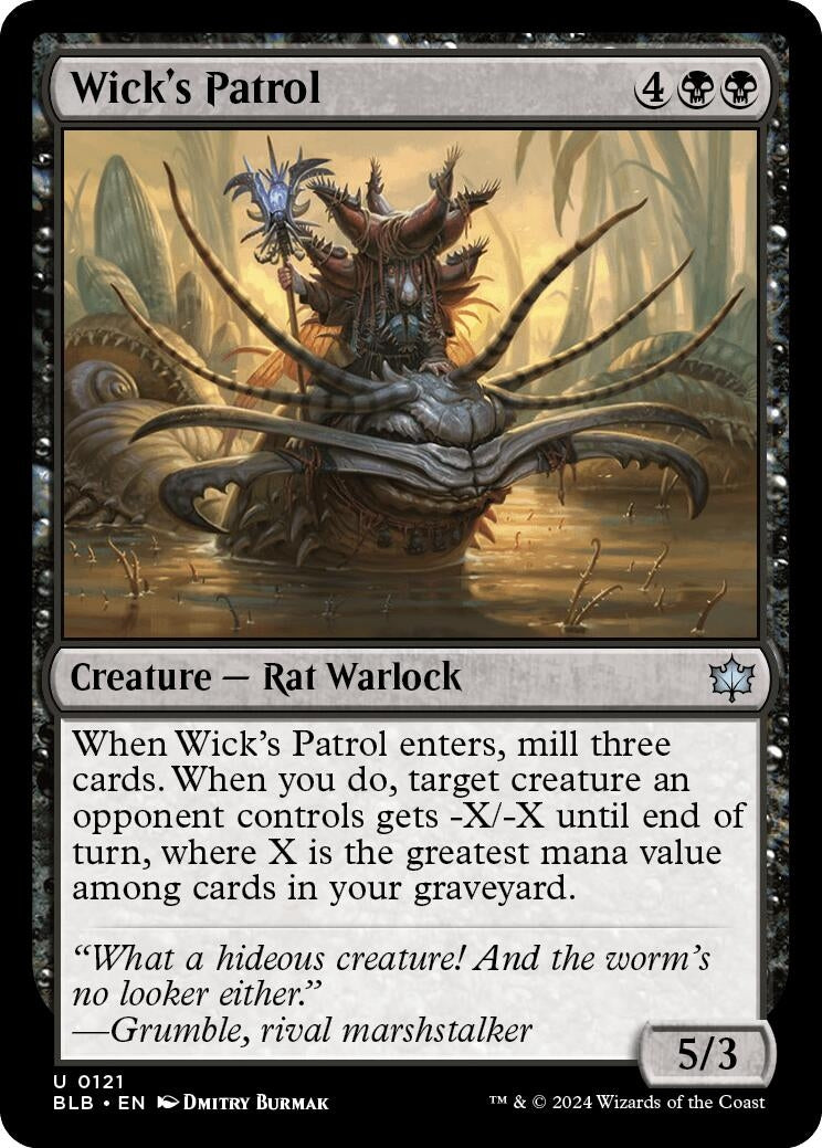 Image for Wick's Patrol (121) [Bloomburrow] - Magic: The Gathering