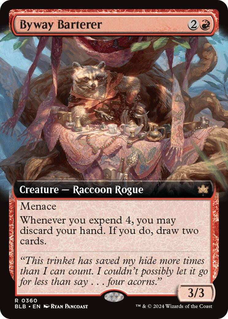 Image for Byway Barterer (Extended Art) (360) [Bloomburrow] - Magic: The Gathering
