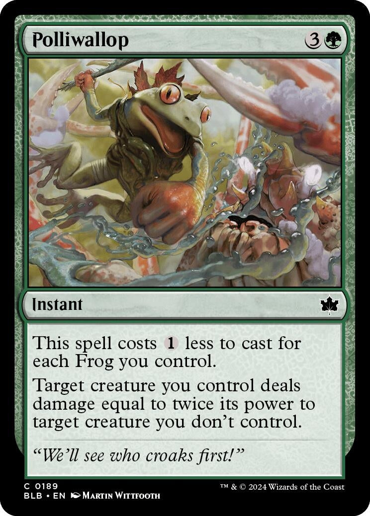 Image for Polliwallop (189) [Bloomburrow] - Magic: The Gathering