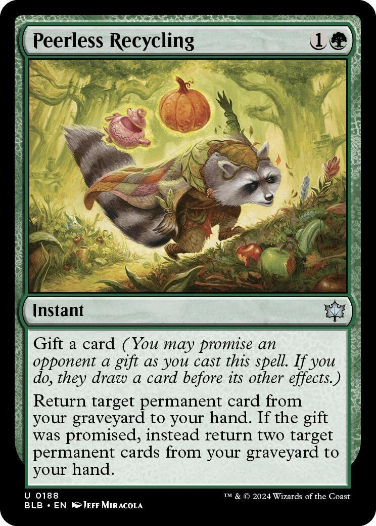 Image for Peerless Recycling (188) [Bloomburrow] - Magic: The Gathering
