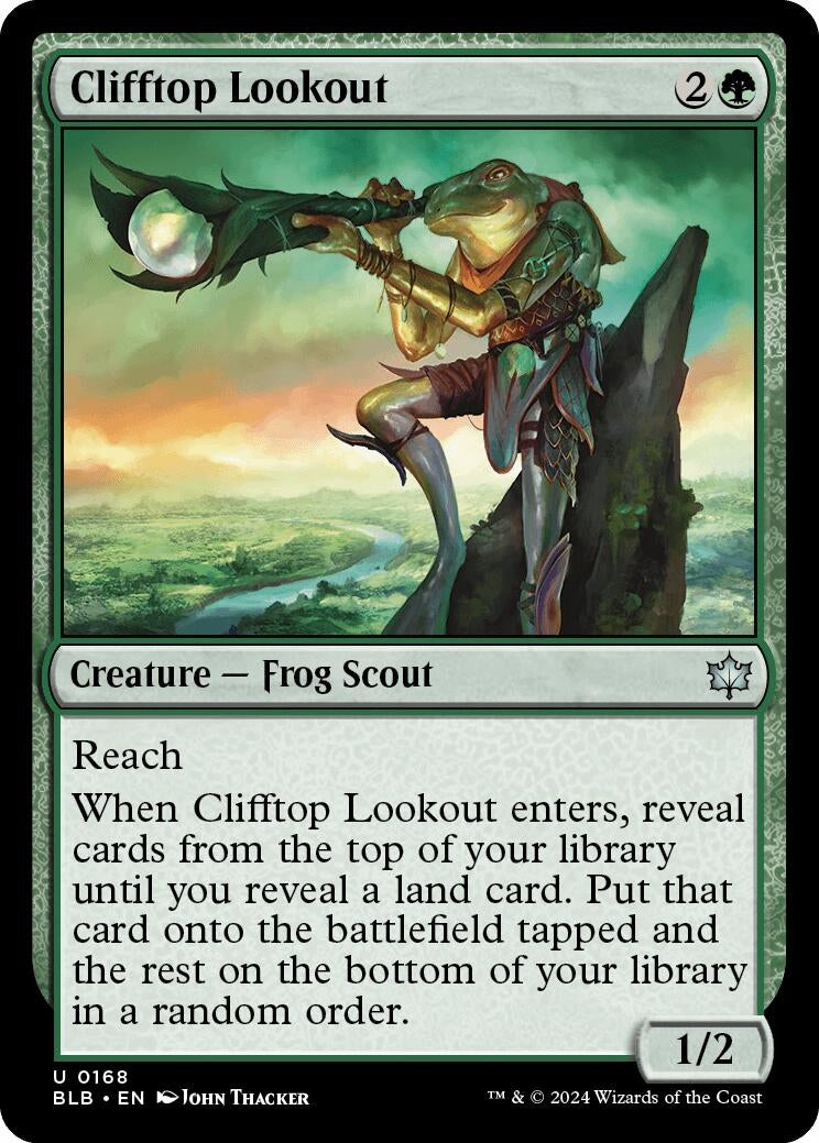 Image for Clifftop Lookout (168) [Bloomburrow] - Magic: The Gathering