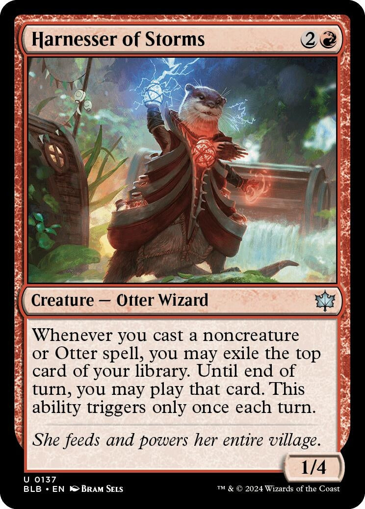 Image for Harnesser of Storms (137) [Bloomburrow] - Magic: The Gathering