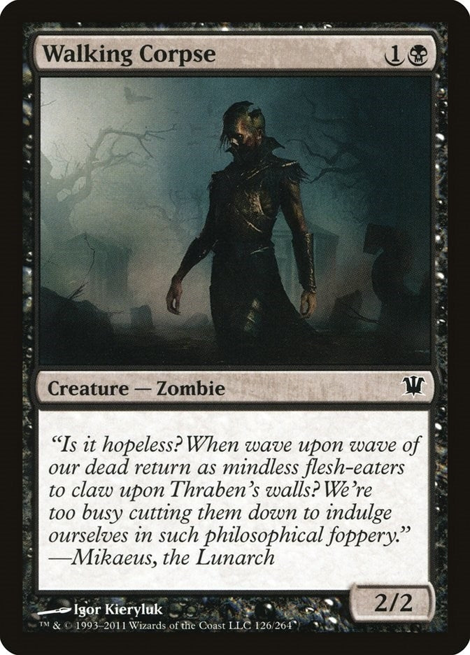 Image for Walking Corpse (126) [Innistrad] - Magic: The Gathering