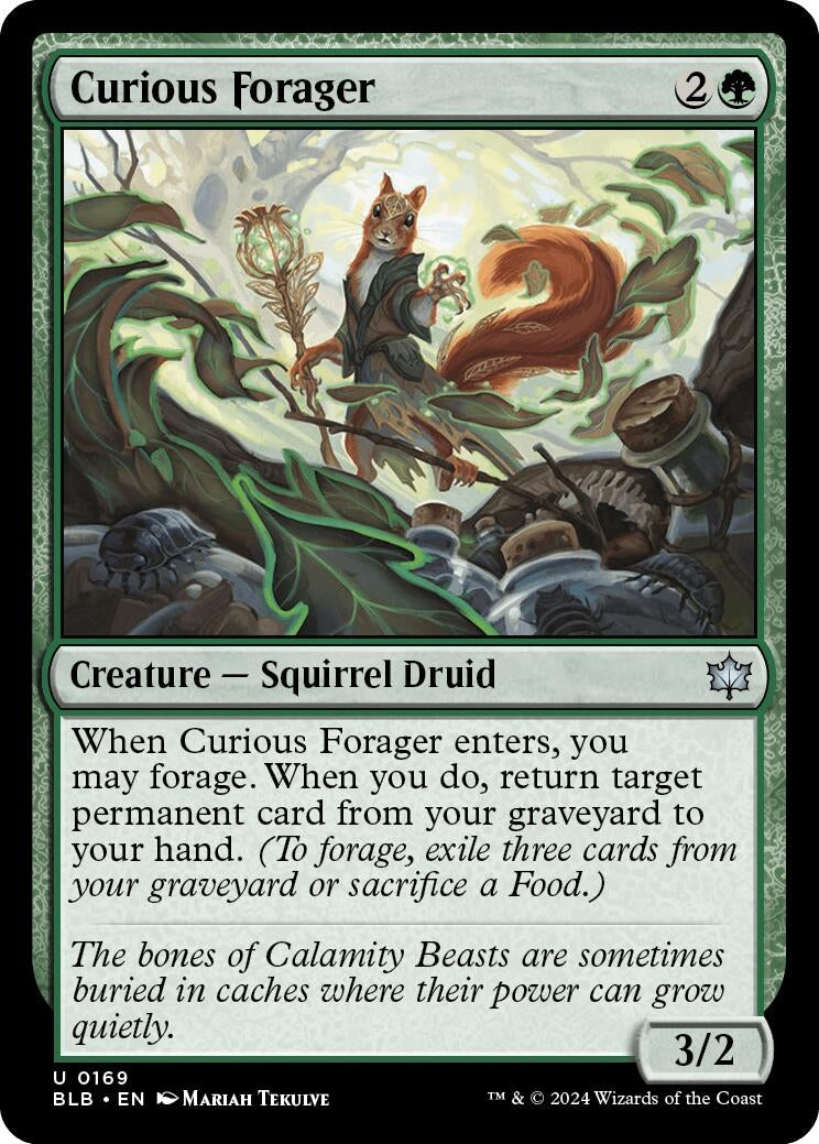 Image for Curious Forager (169) [Bloomburrow] - Magic: The Gathering