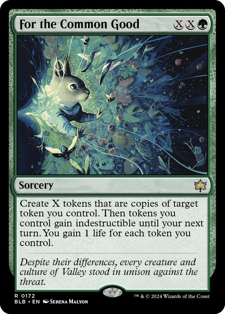 Image for For the Common Good (172) [Bloomburrow] - Magic: The Gathering