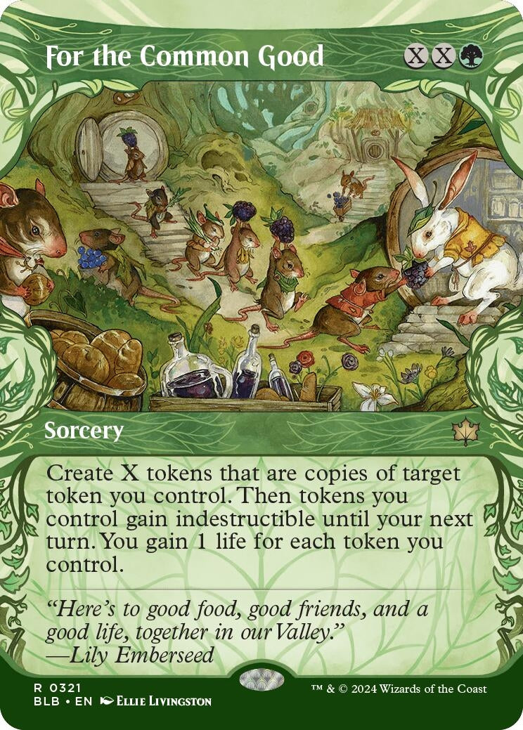 Image for For the Common Good (Showcase) (321) [Bloomburrow] - Magic: The Gathering