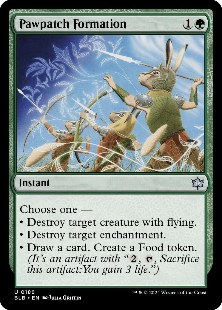 Image for Pawpatch Formation (186) [Bloomburrow] - Magic: The Gathering