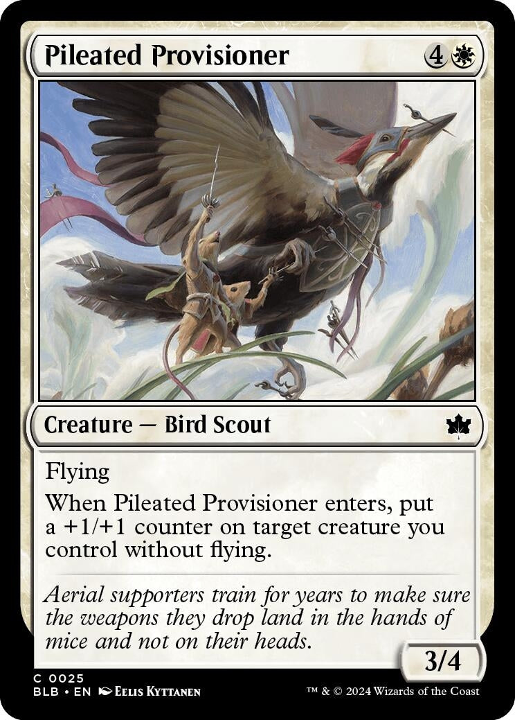 Image for Pileated Provisioner (25) [Bloomburrow] - Magic: The Gathering