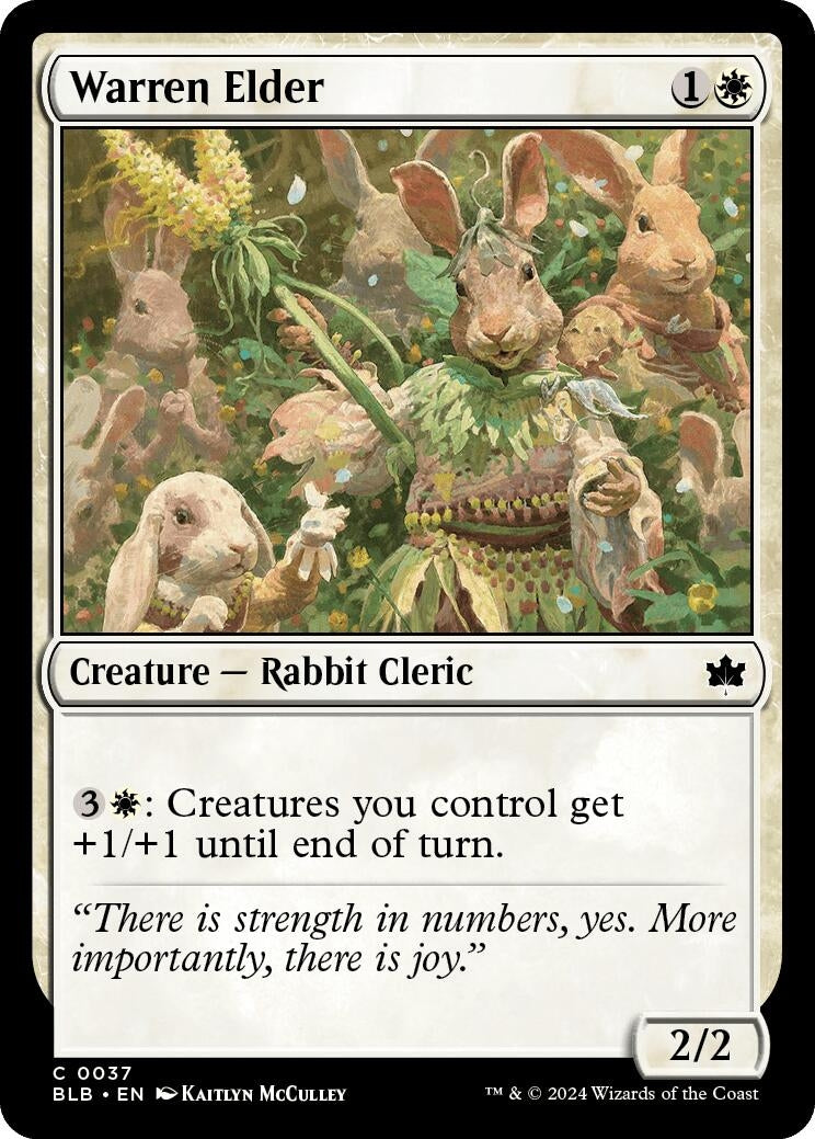 Image for Warren Elder (37) [Bloomburrow] - Magic: The Gathering