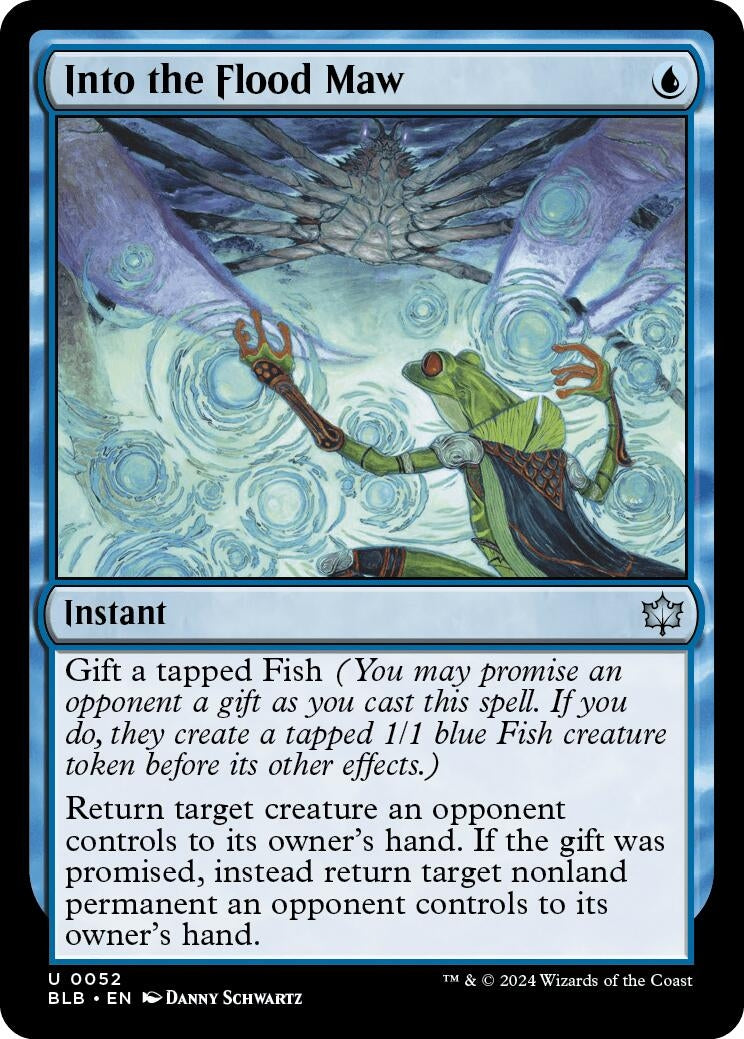 Image for Into the Flood Maw (52) [Bloomburrow] - Magic: The Gathering