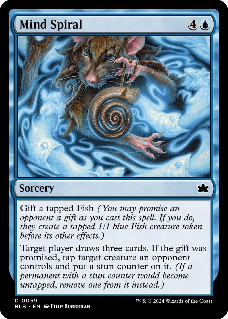 Image for Mind Spiral (59) [Bloomburrow] - Magic: The Gathering