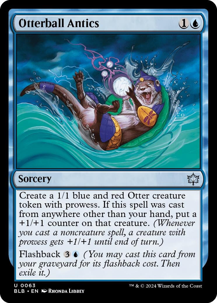 Image for Otterball Antics (63) [Bloomburrow] - Magic: The Gathering