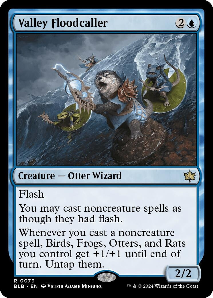 Image for Valley Floodcaller (79) [Bloomburrow] - Magic: The Gathering