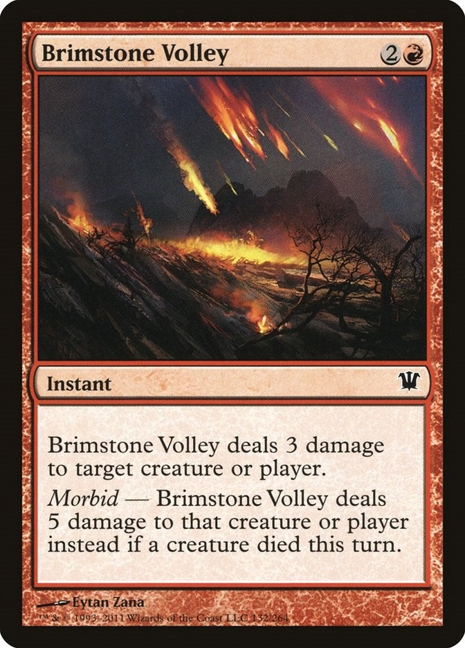 Image for Brimstone Volley (132) [Innistrad] - Magic: The Gathering
