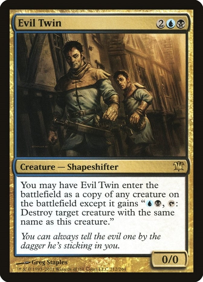 Image for Evil Twin (212) [Innistrad] - Magic: The Gathering