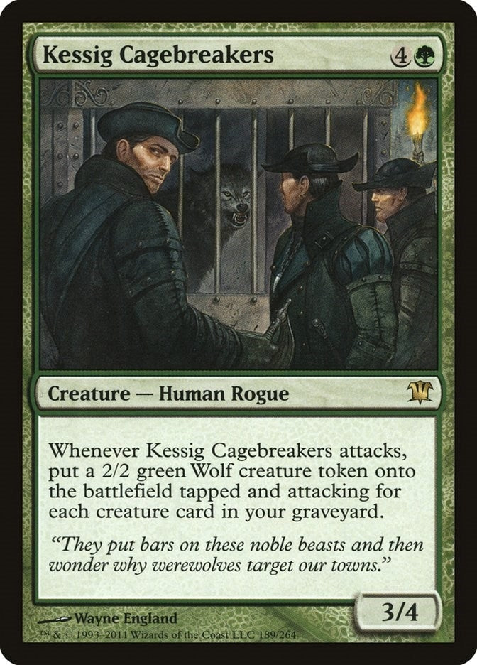 Image for Kessig Cagebreakers (189) [Innistrad] - Magic: The Gathering