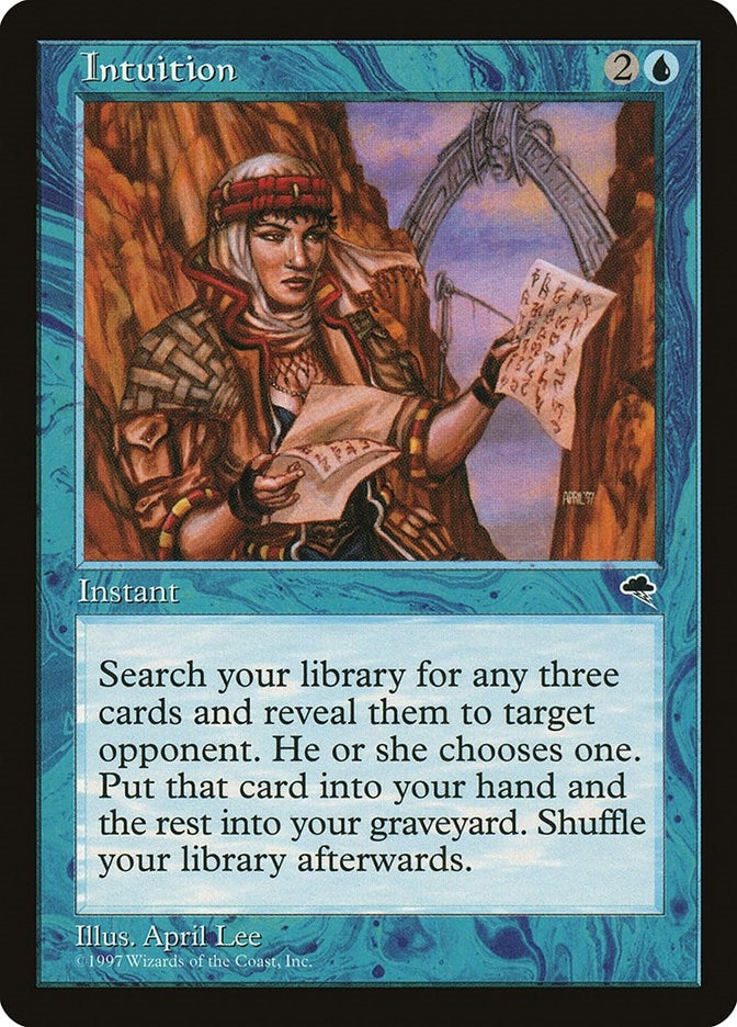 Image for Intuition (70) [Tempest] - Magic: The Gathering