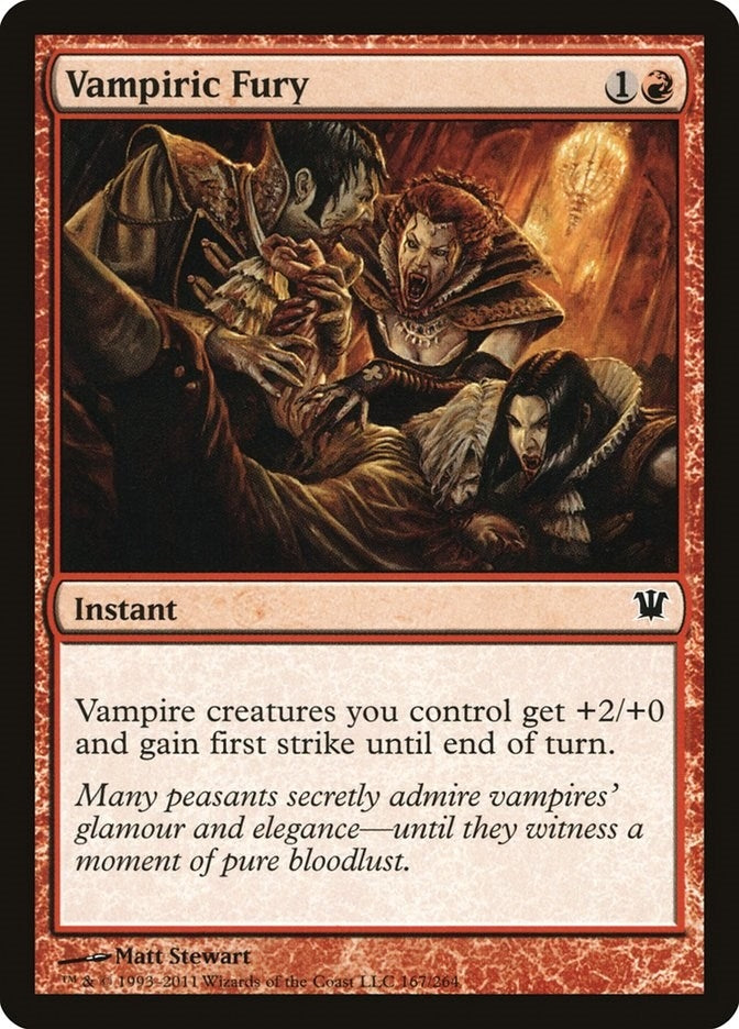 Image for Vampiric Fury (167) [Innistrad] - Magic: The Gathering