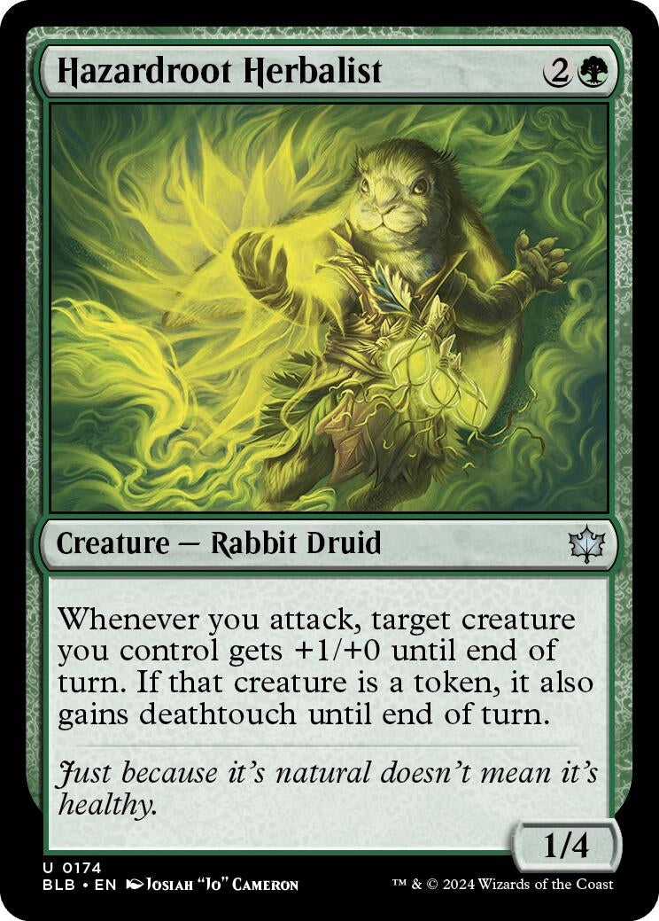 Image for Hazardroot Herbalist (174) [Bloomburrow] - Magic: The Gathering