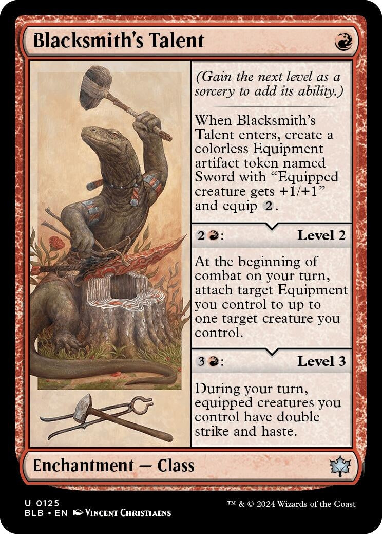 Image for Blacksmith's Talent (125) [Bloomburrow] - Magic: The Gathering