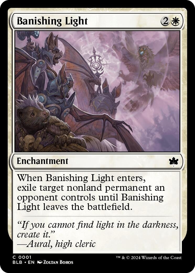 Image for Banishing Light (1) [Bloomburrow] - Magic: The Gathering
