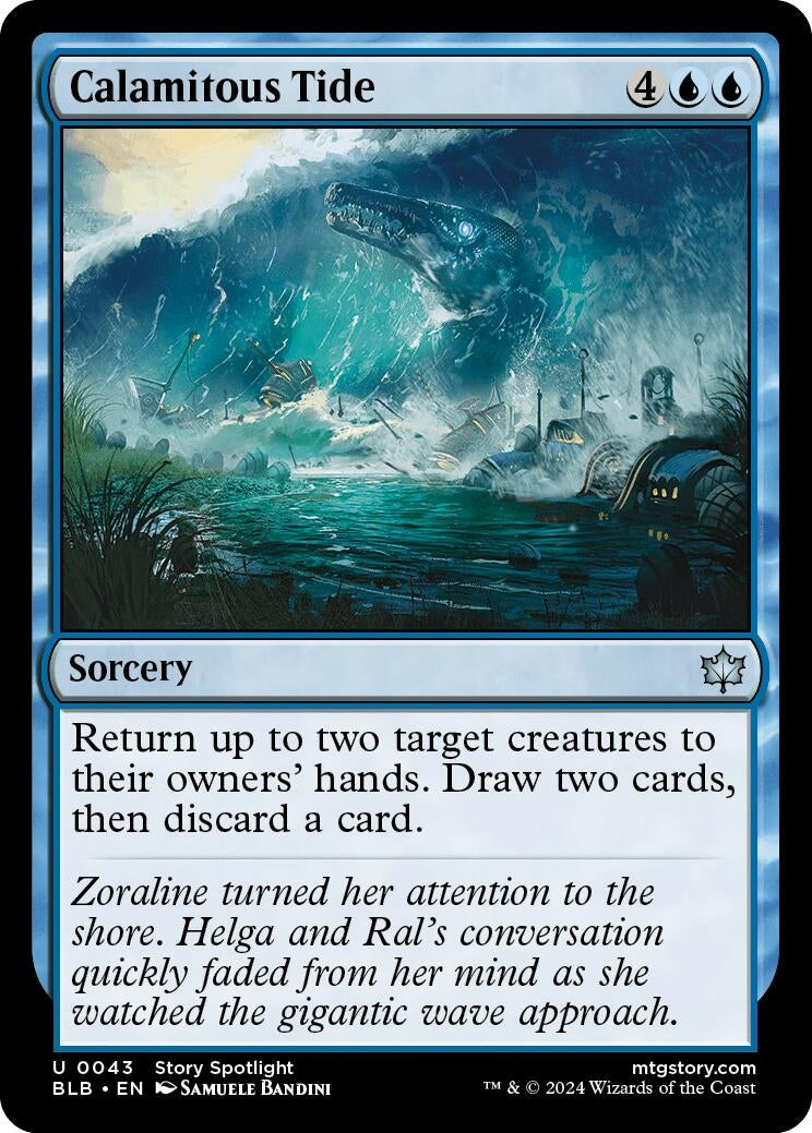 Image for Calamitous Tide (43) [Bloomburrow] - Magic: The Gathering